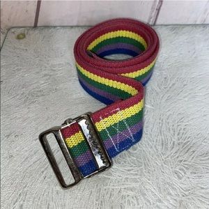 J.T. Posey Co. Arcadia California USA Rainbow LBGTQ Belt 51 Inches